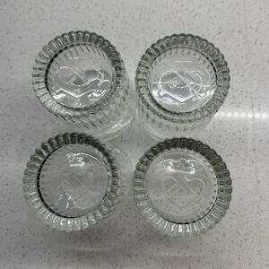 Keepers Heart Whiskey Set of 4 Rocks Glasses - New without tags!